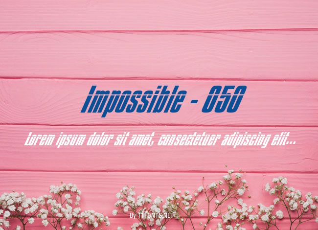 Impossible - 050 example